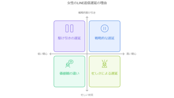 返信は遅いけどLINEが続く女性の心理